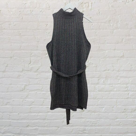 Zara Multicolor Knit Co-Ord Set Tunic & Pants L Vibrant Multicolor Casual Chic - Picture 4 of 16